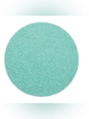 Kim Seybert Perennial Placemat - Turquoise, Set of 4 Gorgeous Beaded Placemats